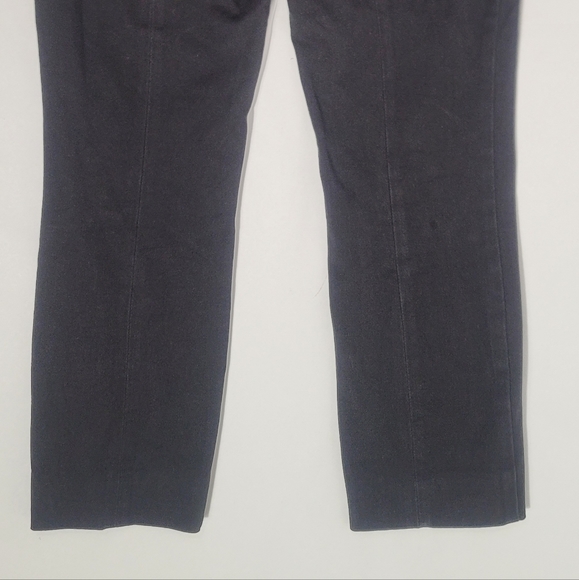 Anthropologie The Essential Slim Black Pant size 8 - Picture 9 of 10